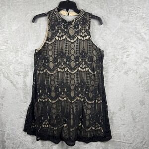 Lou‎ Lou's Women's Dress Size Medium Brown Formal A-line Gothic